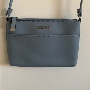 CALVIN KLEIN baby blue crossbody.